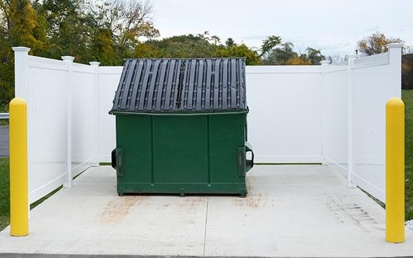 we provide recycling services in addition to our commercial dumpsters